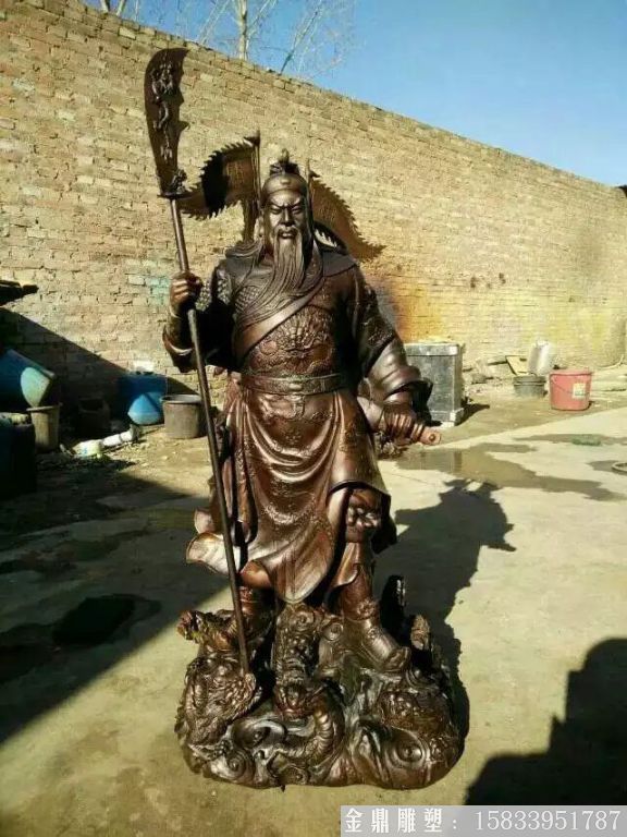 關(guān)公銅佛像 武財神銅佛像